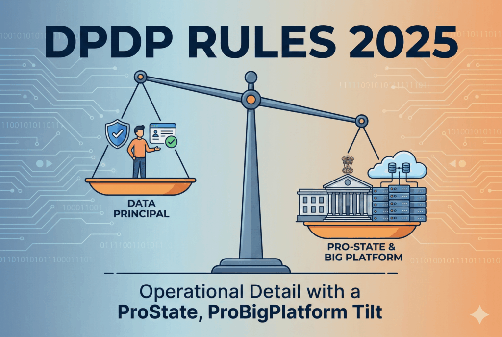 DPDP Rules 2025: Operational Detail with a Pro‑State, Pro‑Big‑Platform ...